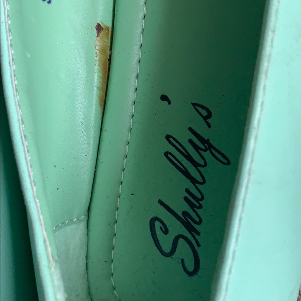 🎉HP🎉Shully’s sea green rhinestone tiger flats - Picture 8 of 8